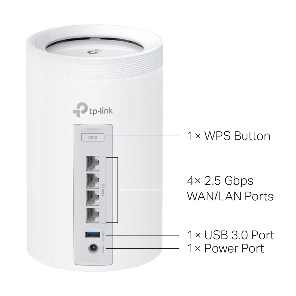 TP-LINK DECO BE65 BE9300 WHOLE HOME WIFI 7 - 3PK - image 5
