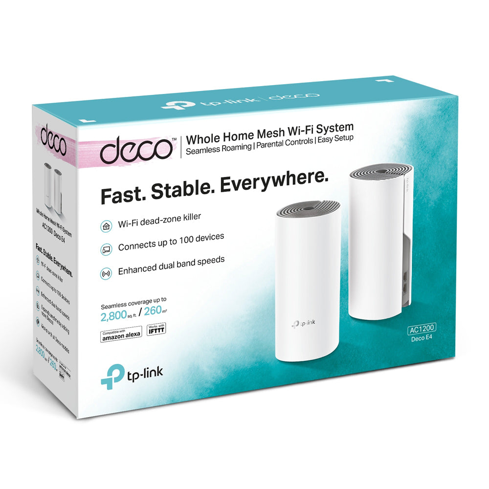 TP-LINK DECO E4 AC1200 WIRELESS WHOLE HOME 2P - image 2