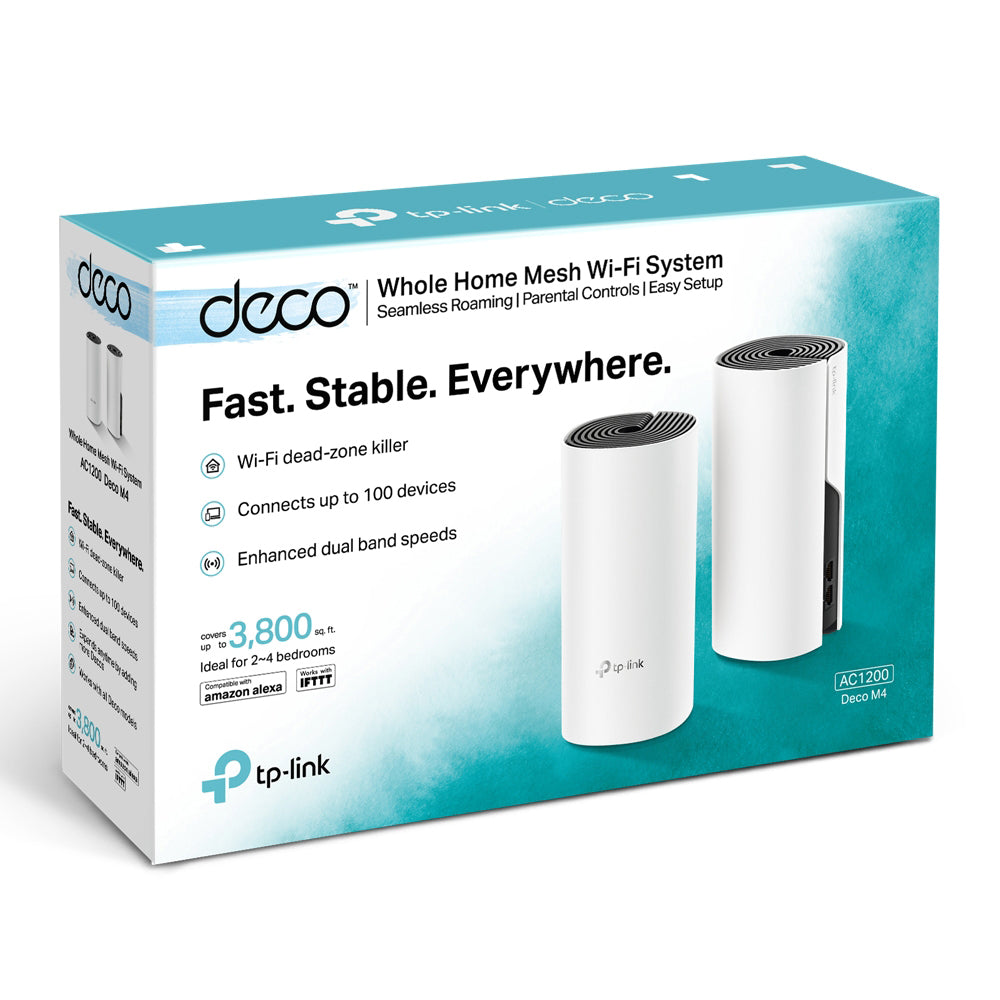 TP-LINK DECO M4 AC1200 WHOLE HOME MESH - 2PK