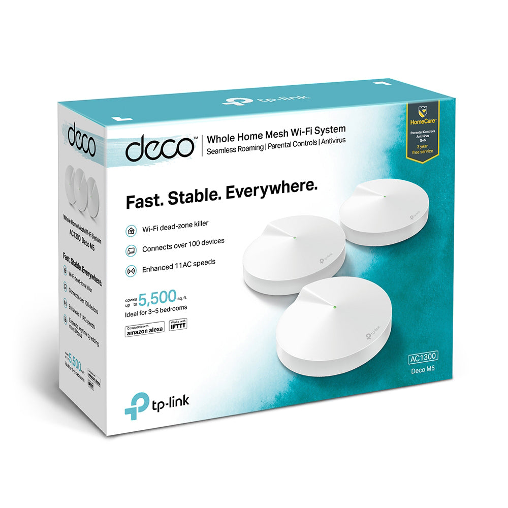 TP-LINK DECO M5 AC1300 WIRELESS AC WHOLE HOME KIT - image 2