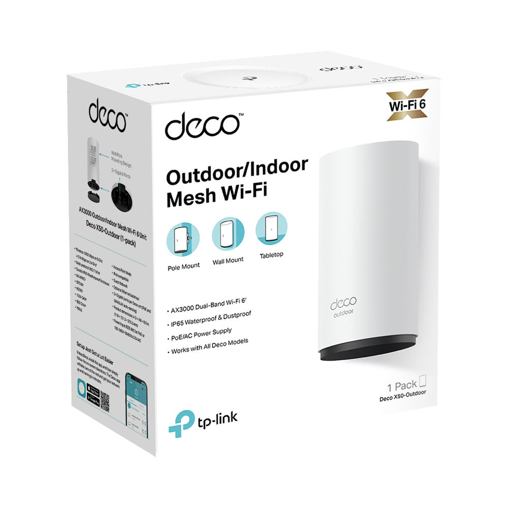 TP-LINK DECO X50 AX3000 OUTDOOR/INDOOR MESH WIFI 6 - image 4