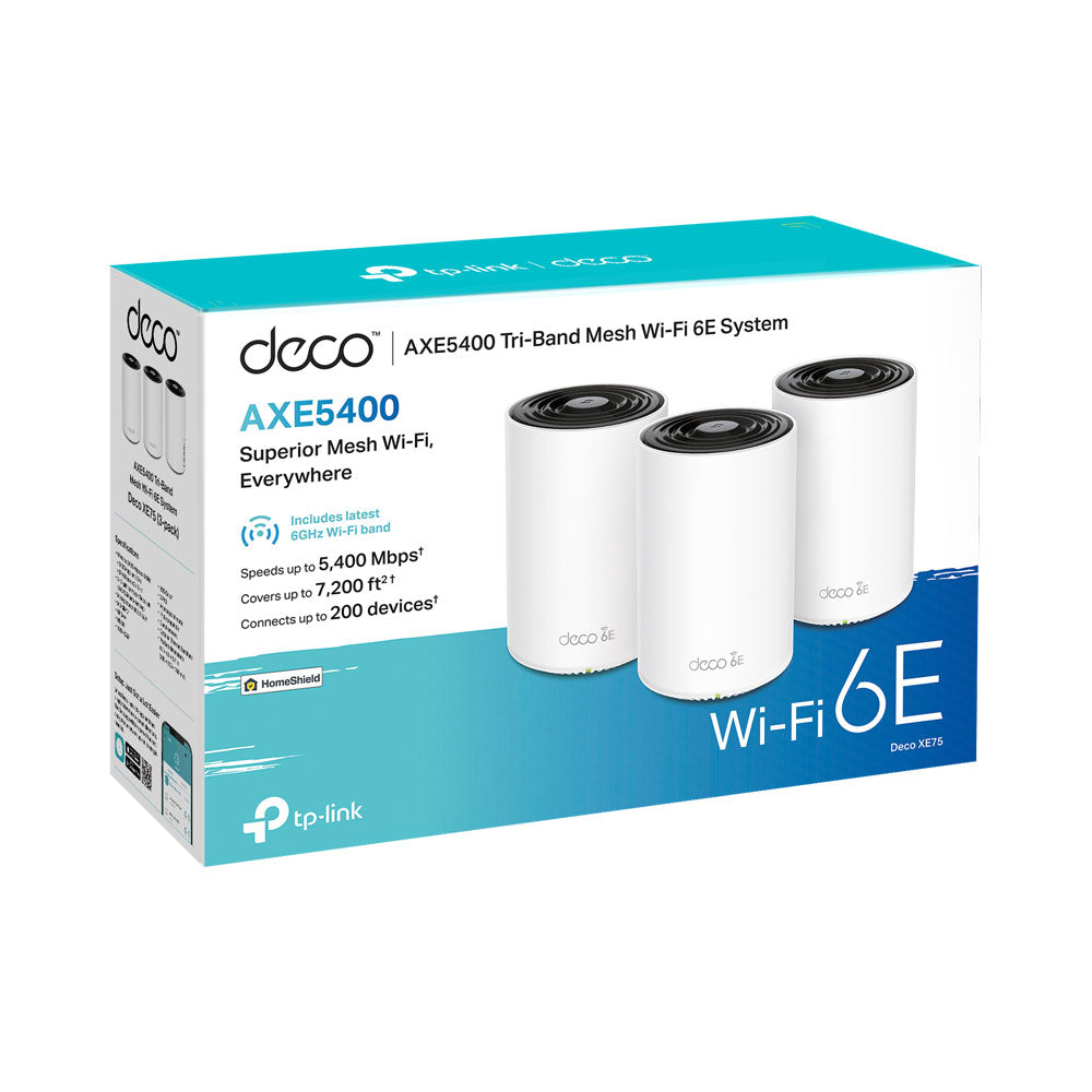 TP-LINK DECO XE75 AXE5400 WHOLE HOME MESH - 3PK - image 2