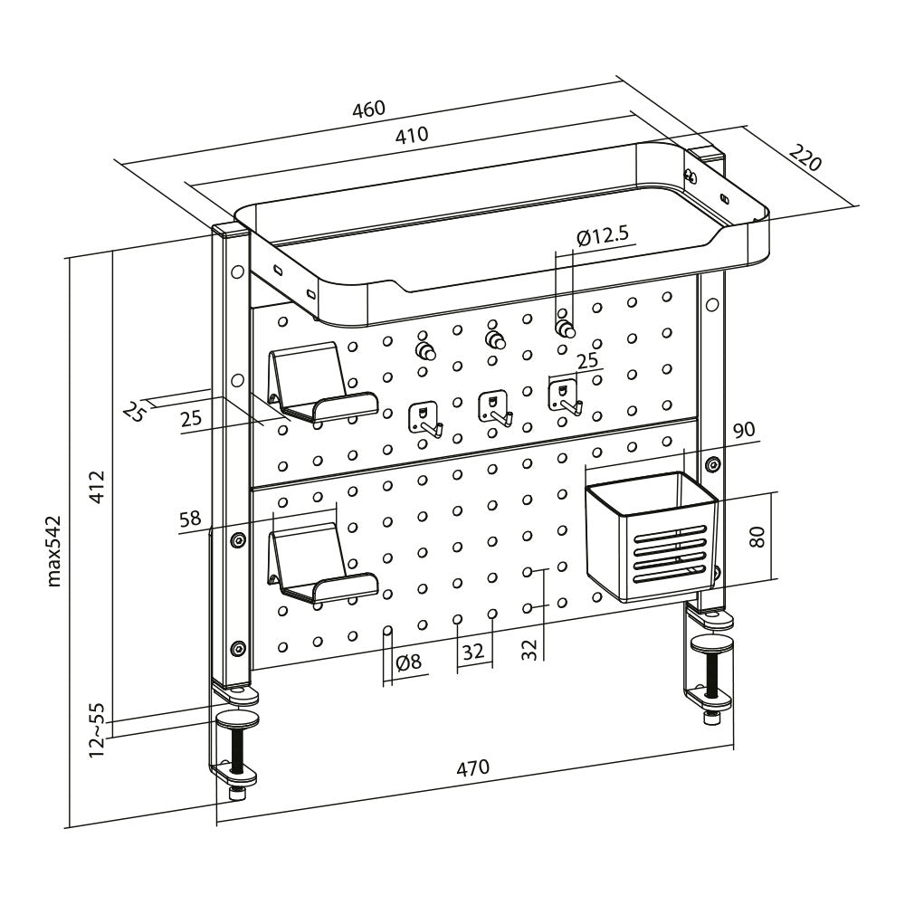 BRACKET 17” TO 32” UP TO 9KG STABLE SUPPORT - image 3