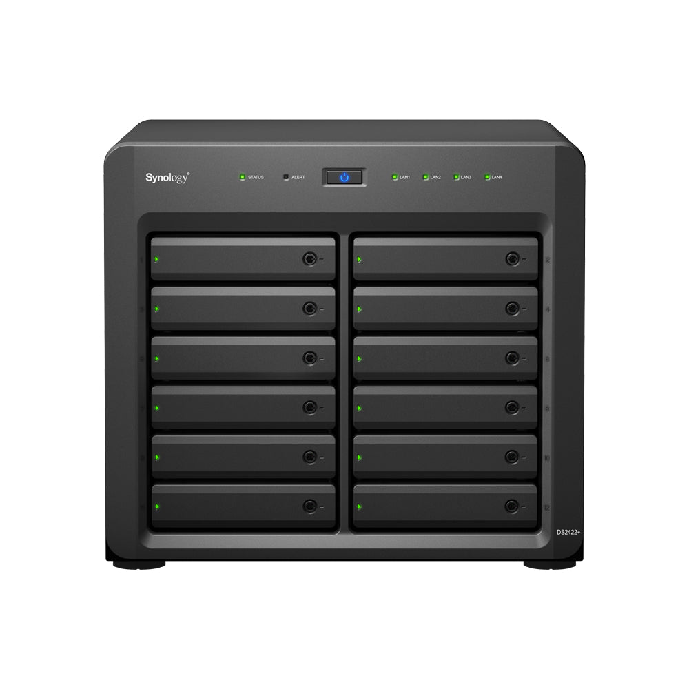 SYNOLOGY DISKSTATION DS2422+ 12-BAY NAS - AMD RYZEN V1500B 2.2GHZ QUAD-CORE CPU, 4GB RAM, DISKLESS - image 3