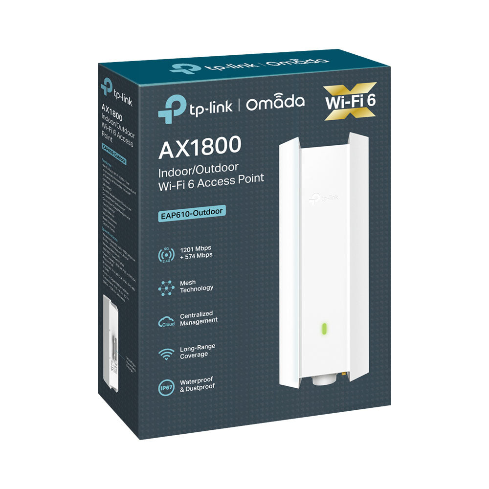 TP-LINK EAP610-OUTDOOR WI-FI 6 AX1800 DUAL-BAND MU-MIMO GIGABIT POE OUTDOOR ACCESS POINT - image 5