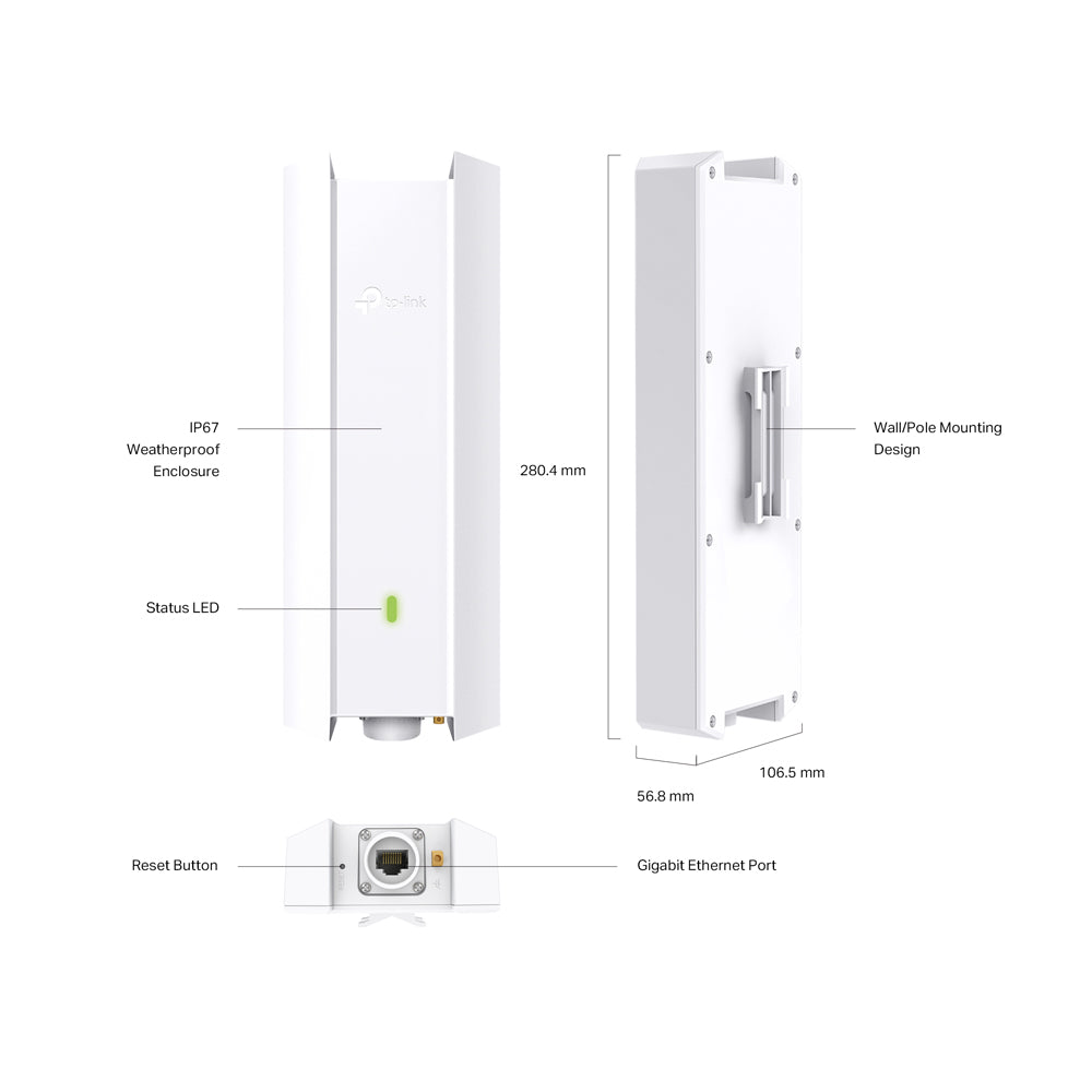 TP-LINK OMADA AX1800 IN/OUT WIFI6 AP - image 4