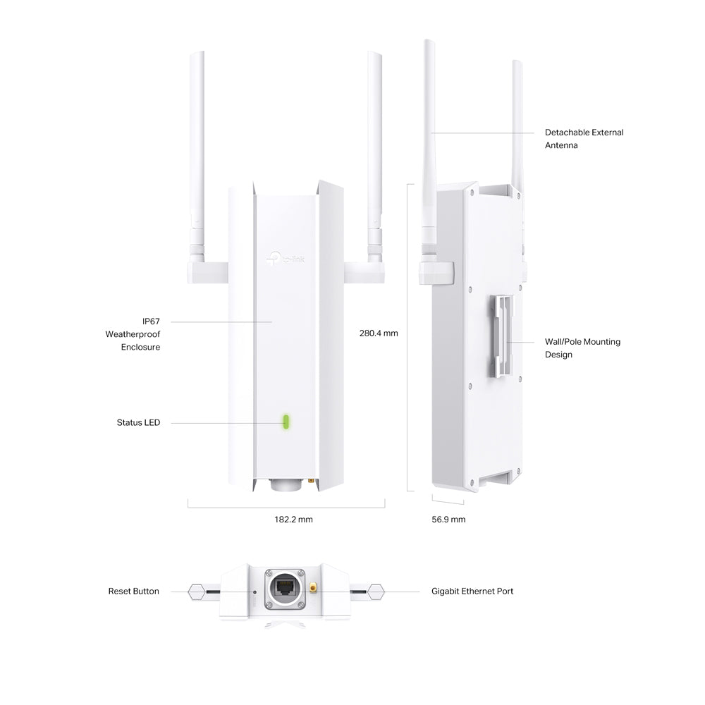 TP-LINK OMADA AX1800 OUTDOOR HD AP - image 5