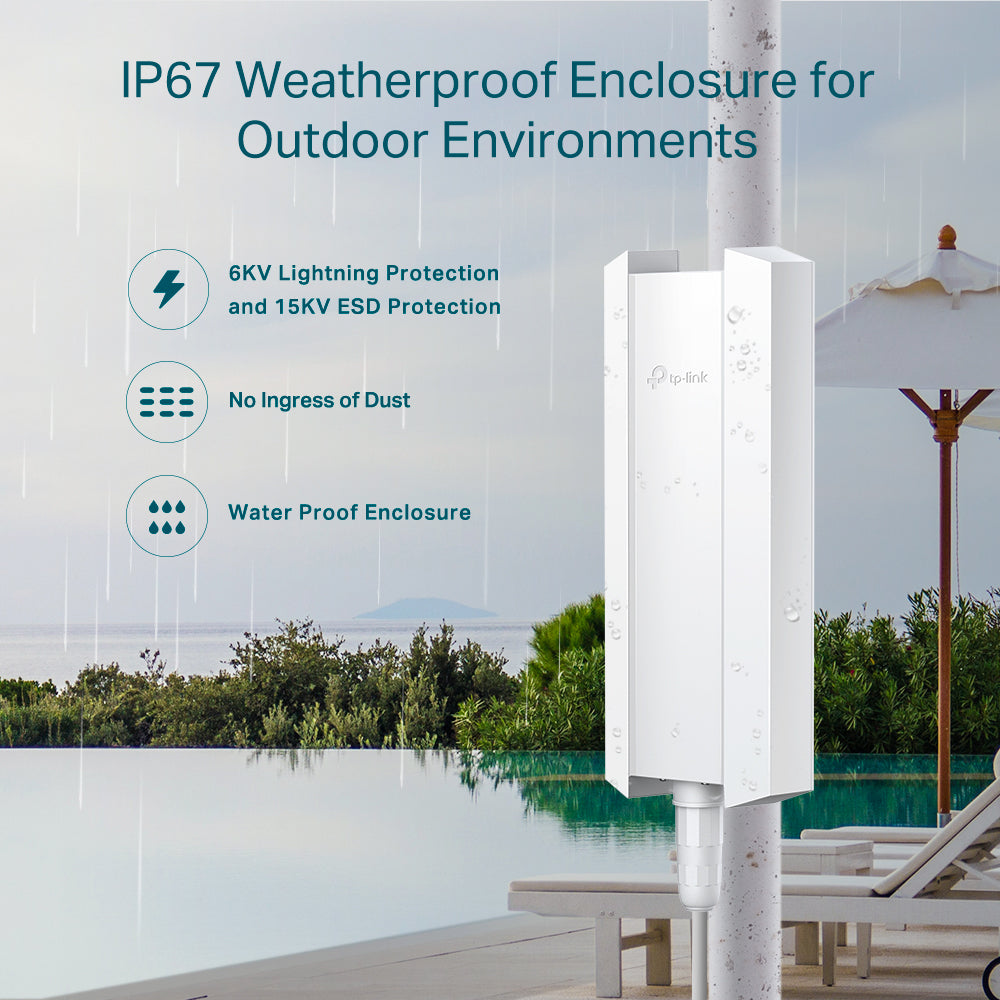 TP-LINK EAP650-OUTDOOR AX3000 WI-FI 6 INDOOR/OUTDOOR ACCESS POINT - image 6