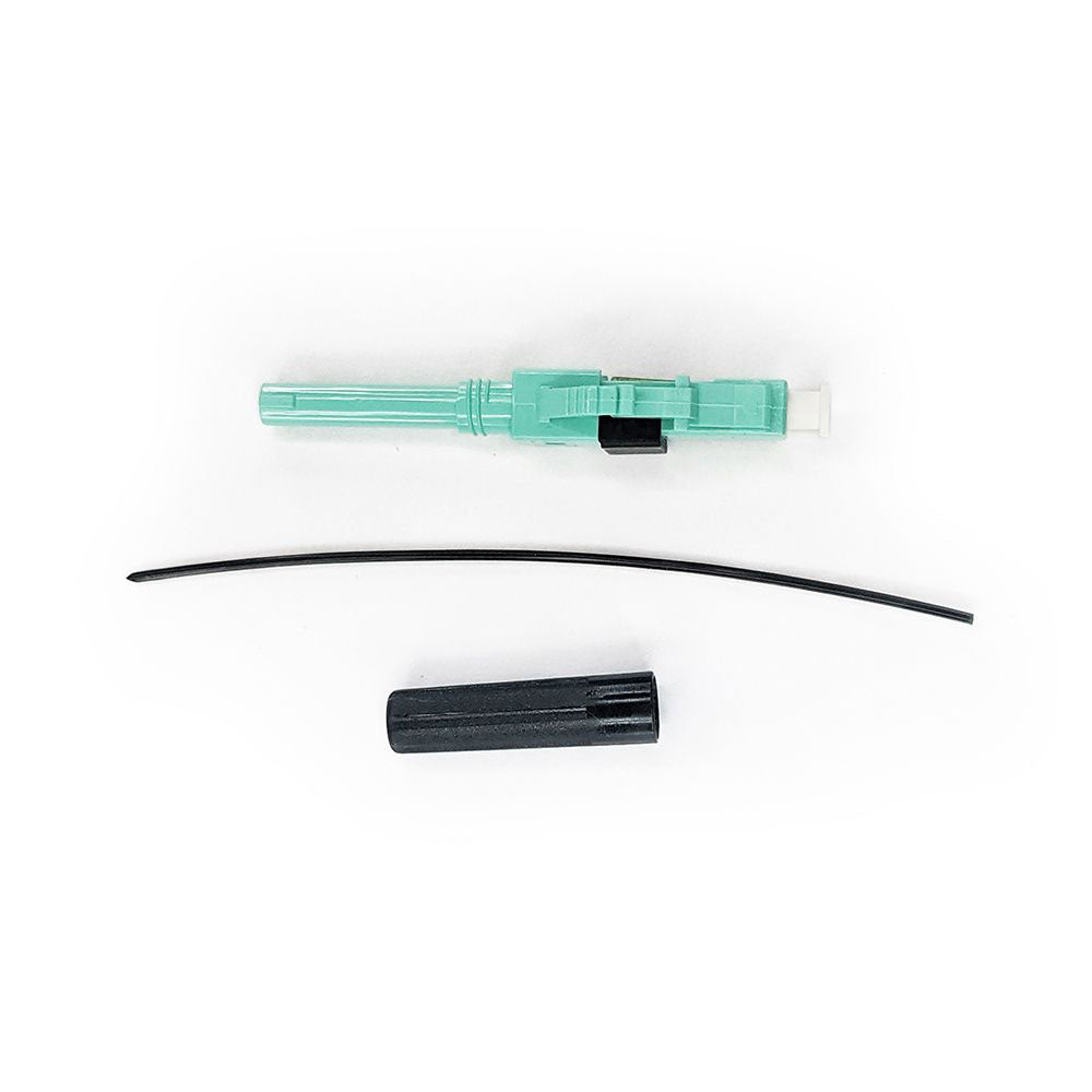 EASYFIBER FIELD-ASSEMBLY LC SIMPLEX MULTIMODE 50/125 OM3/OM4 FIBRE CONNECTOR - AQUA - image 3