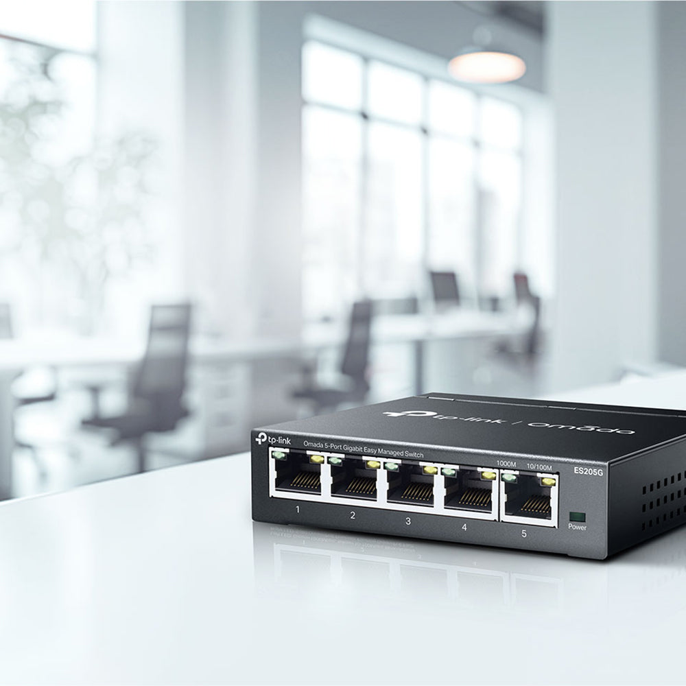 TP-LINK OMADA ES205G 5-PORT GIGABIT EASY MANAGED SWITCH - image 8
