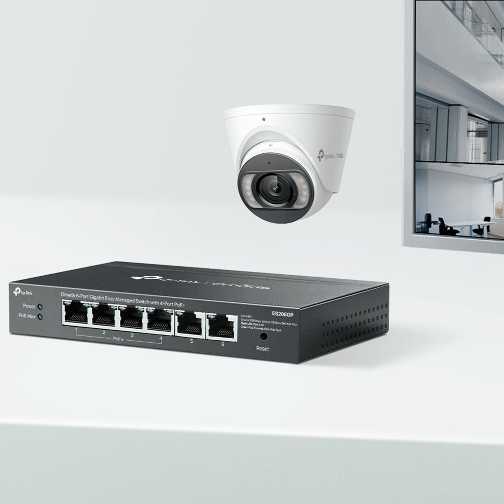 TP-LINK OMADA 6P 1GB MANAGED 4P POE SWITCH - image 8