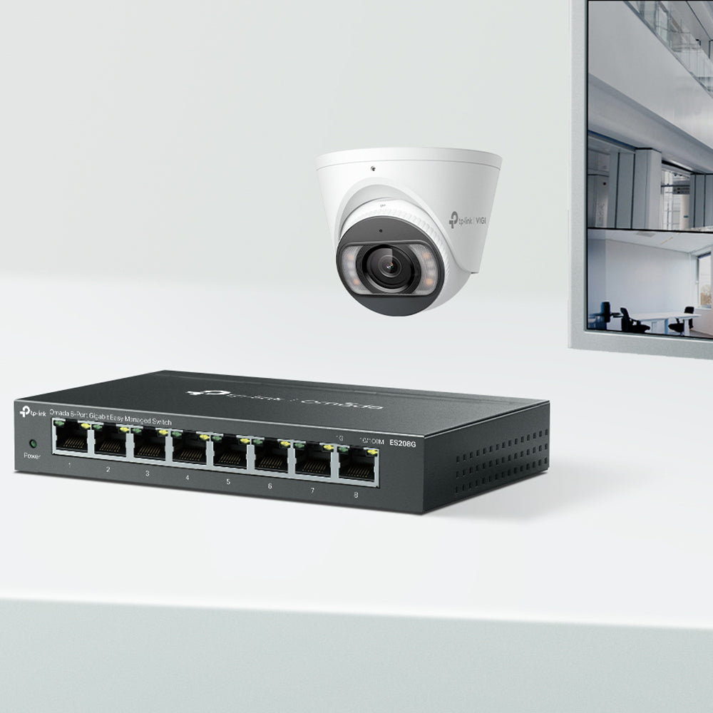 TP-LINK OMADA ES208G 8-PORT GIGABIT EASY MANAGED SWITCH - image 8