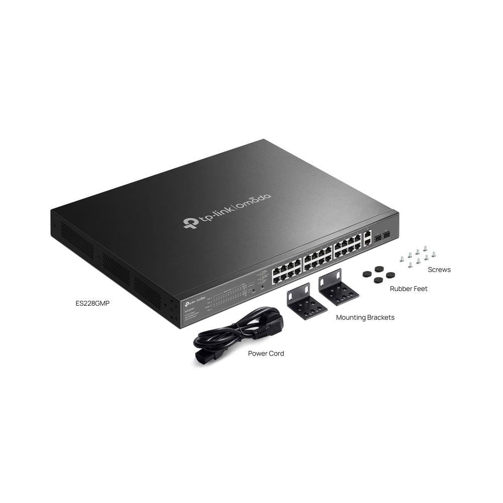 TP-LINK 28P GB MANAGED 24P POE+ 2SFP - image 6