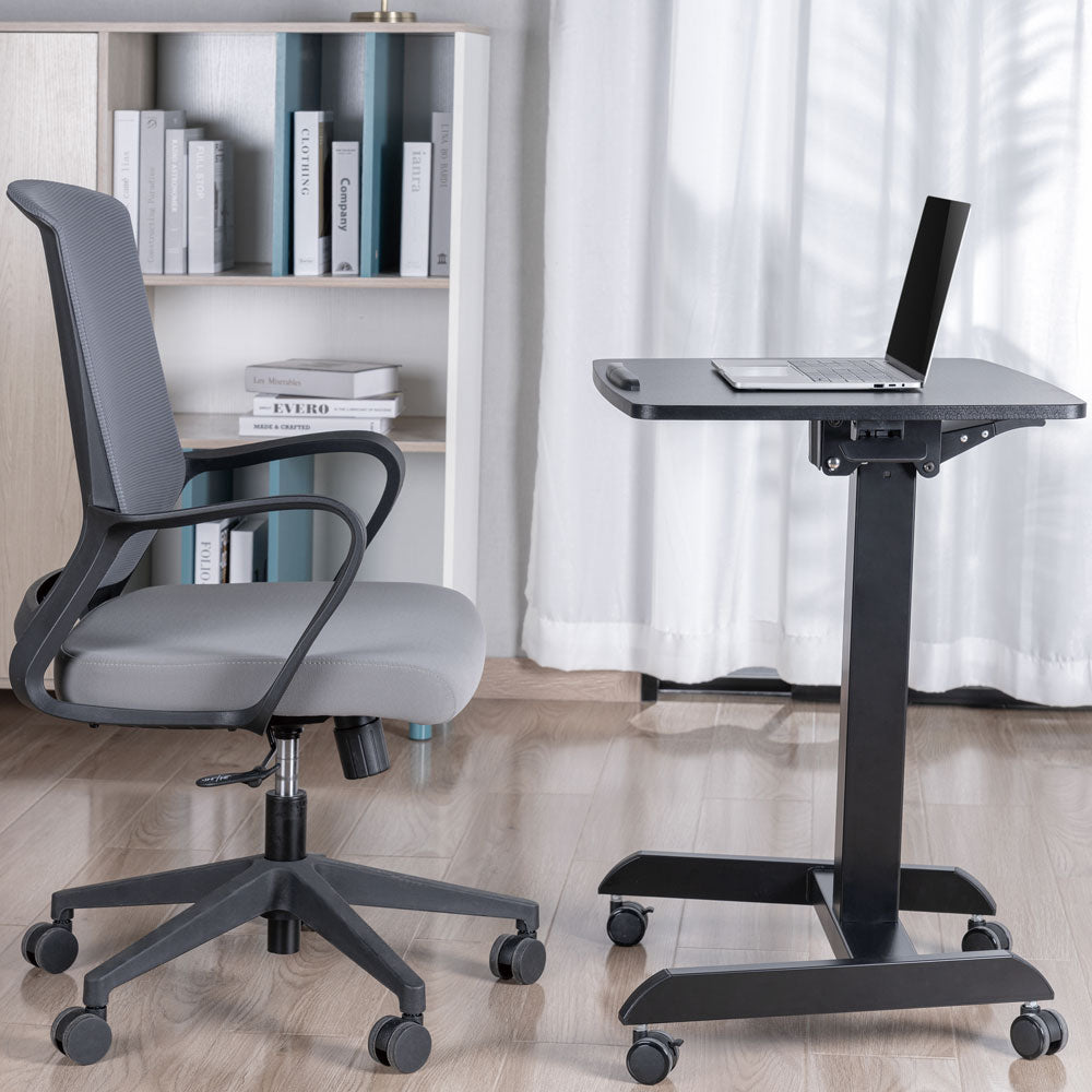 LINKQNET BRACKETS BRK-FWS07-5 HEIGHT ADJUSTABLE MOBILE WORKSTATION WITH PADDLE LEVER AND TILTABLE DESKTOP - image 6
