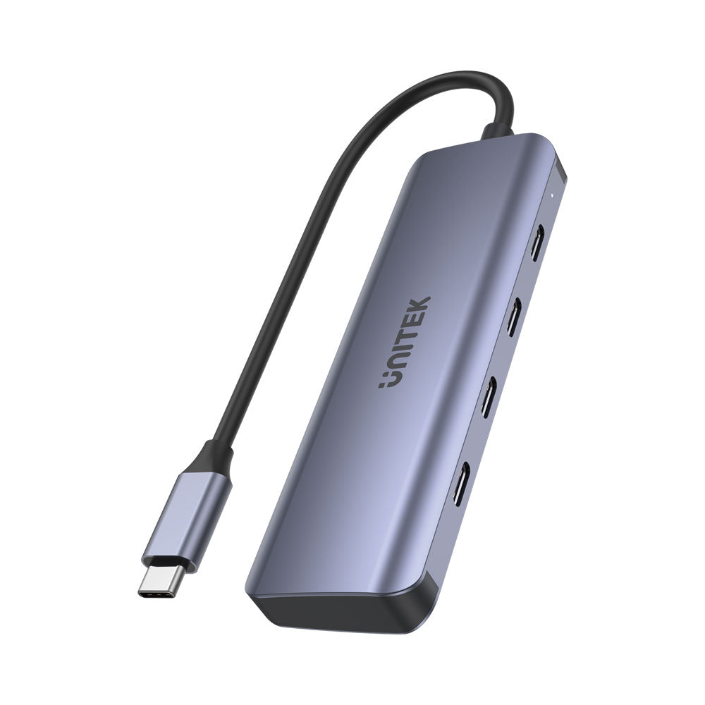 UNITEK 4-PORT TYPE-C GEN2 HUB GREY (H1107K) - image 5