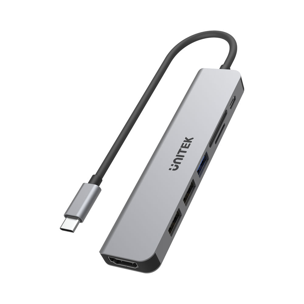 UNITEK 7IN1 USB-C(HDMI+PD100W,MICRO SD/SD/H1118A) - image 6