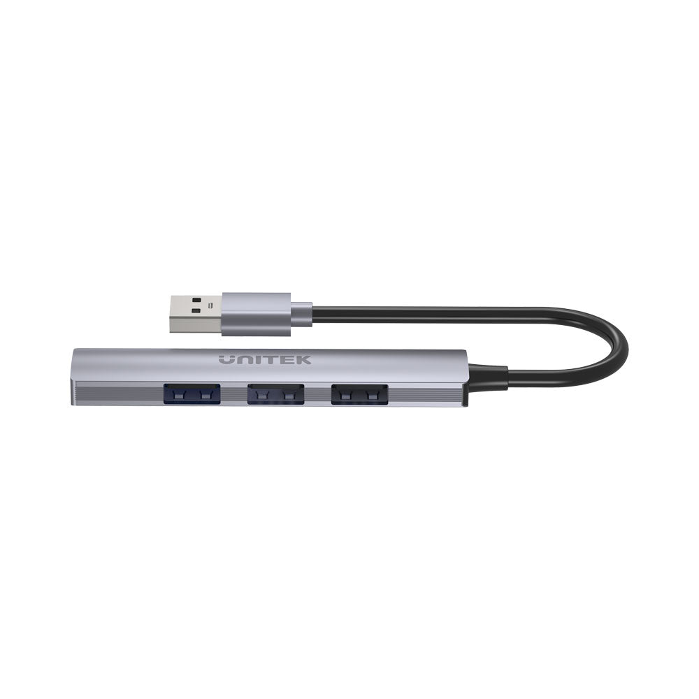 UNITEK USB-A TO 4-PORT HUB SPACE GRY(H1208A) - image 2