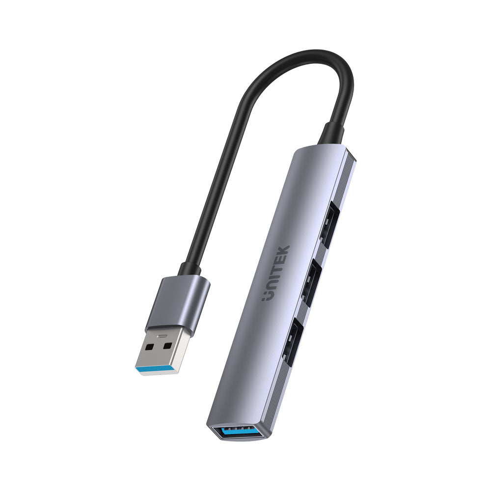 UNITEK USB-A TO 4-PORT HUB SPACE GRY(H1208A) - image 5