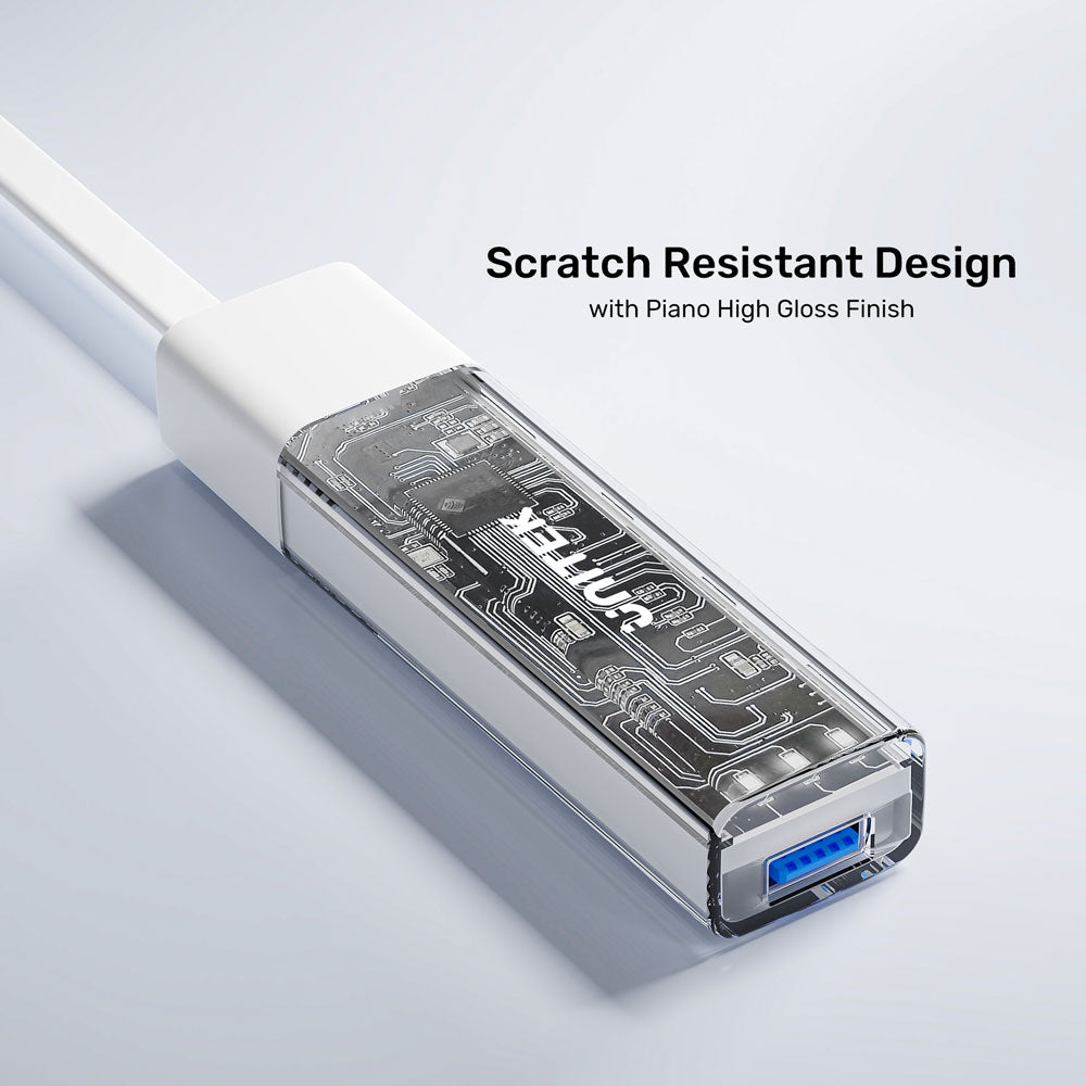UNITEK USB TYPE-C 4 PORT USB3.0 HUB BI-DI (CREAM) - image 3