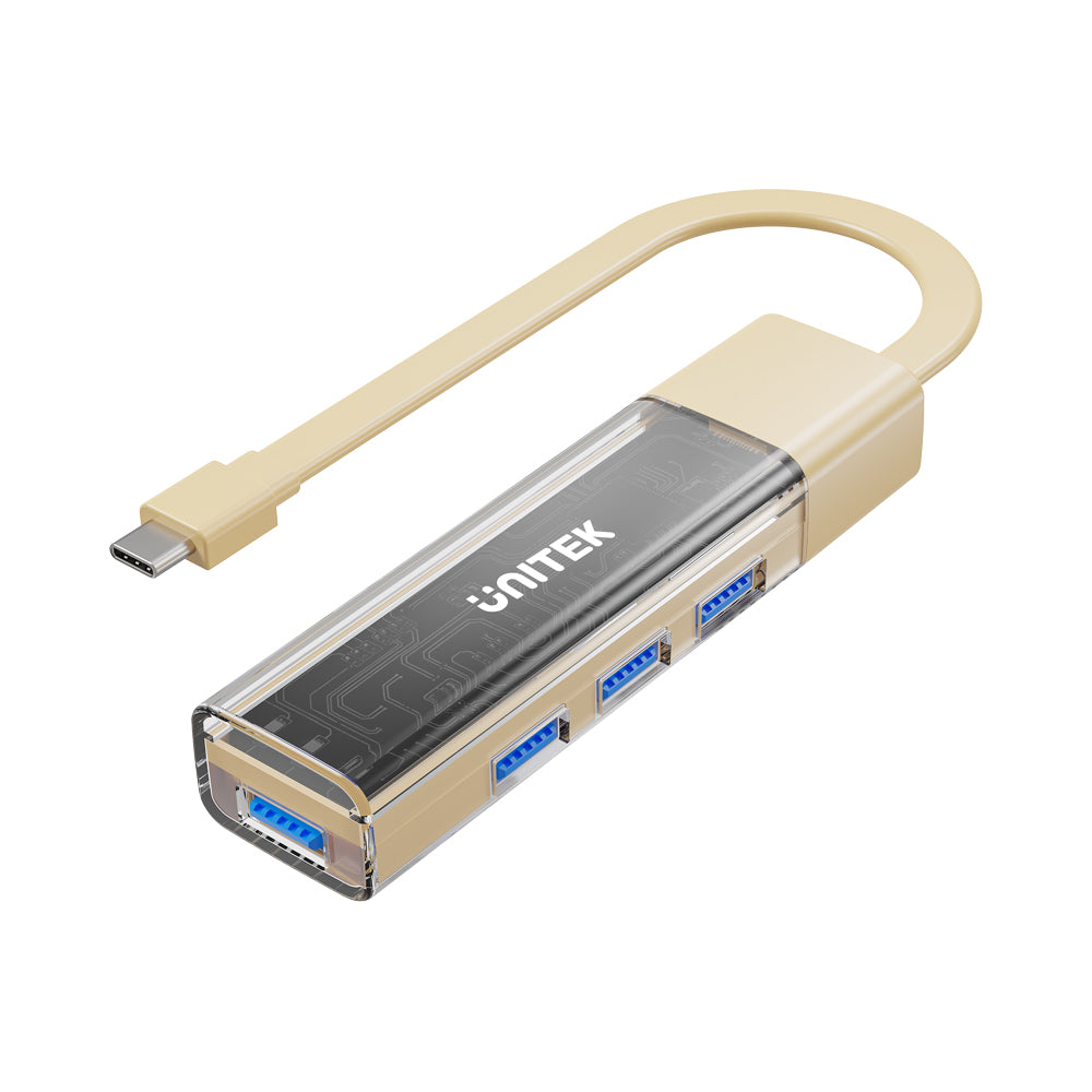 UNITEK USB TYPE-C 4 PORT USB3.0 HUB BI-DI (CREAM) - image 6