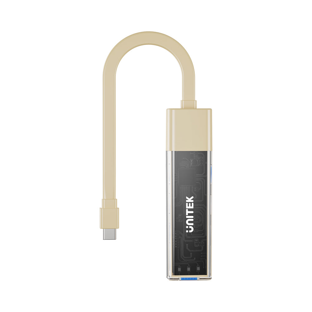 UNITEK USB TYPE-C 4 PORT USB3.0 HUB BI-DI (CREAM) - image 8