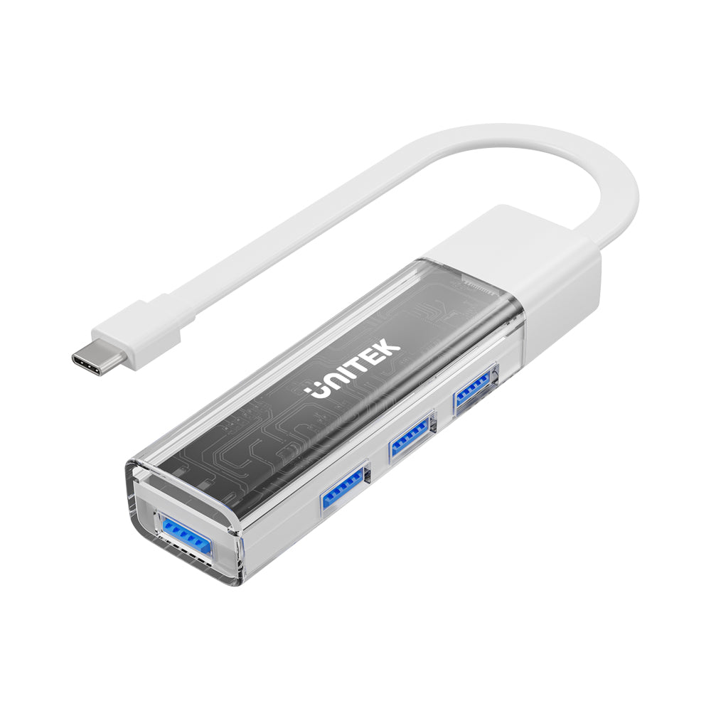 UNITEK USB TYPE-C 4 PORT USB3.0 HUB BI-DI (WHITE) - image 6