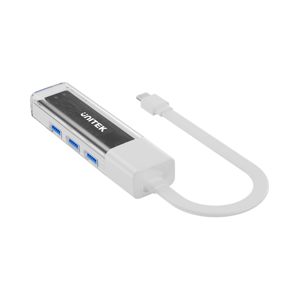 UNITEK USB TYPE-C 4 PORT USB3.0 HUB BI-DI (WHITE) - image 7