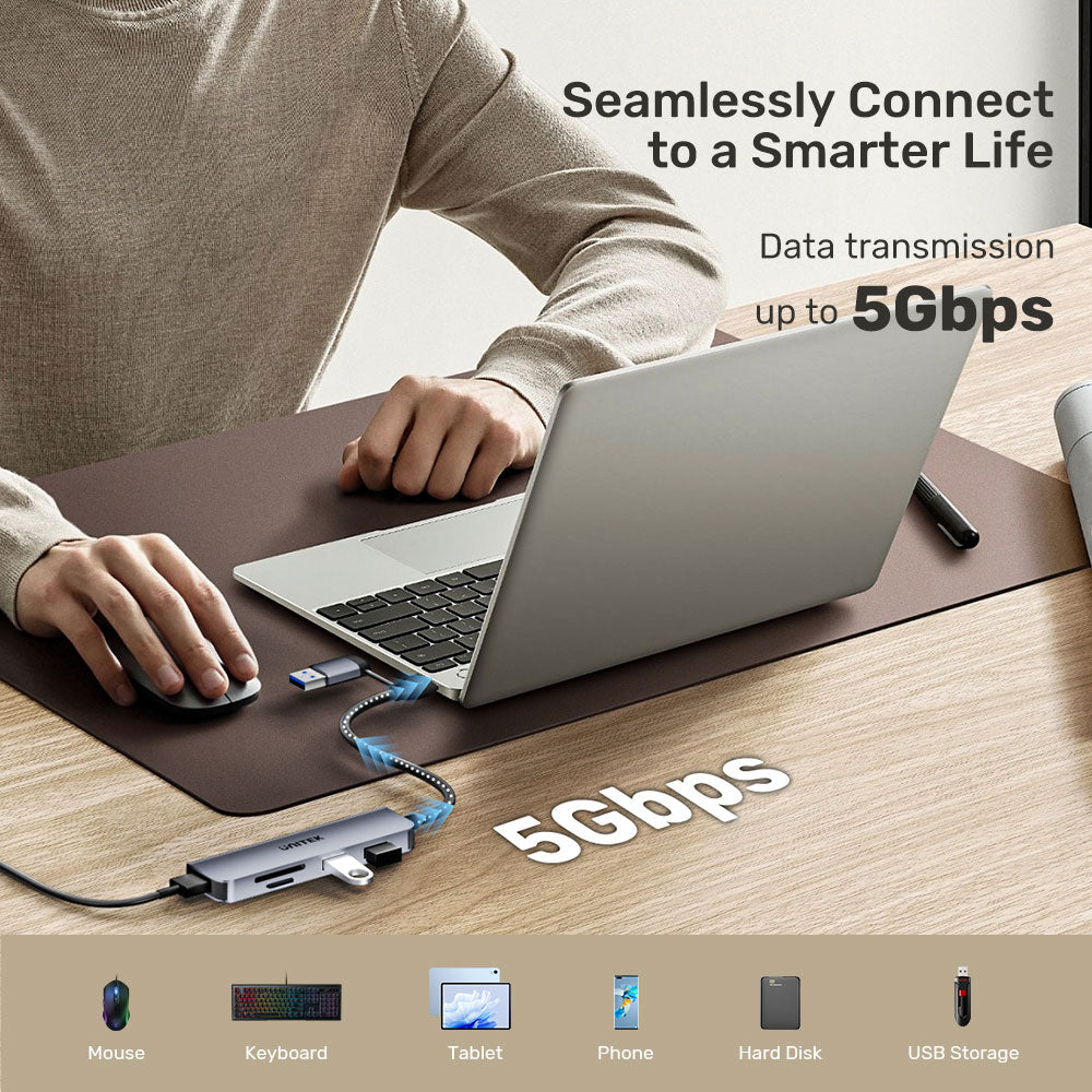 UNITEK USB HUB 3 PORTS USB-A(H1320A) - image 5