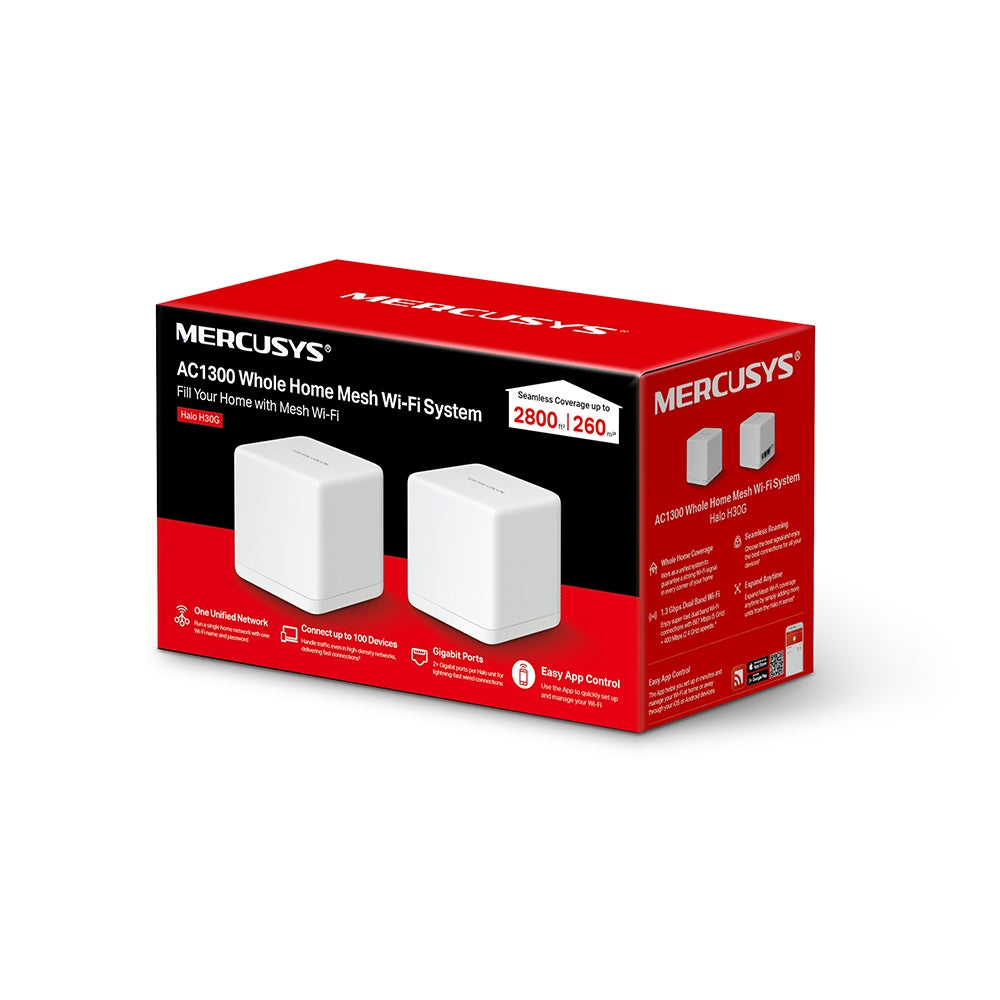 MERCUSYS AC1300 WHOLE HOME MESH WIFI SYSTEM - 2PK - image 3