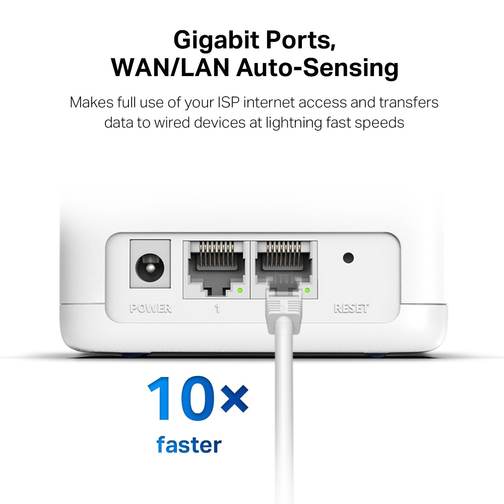 MERCUSYS AC1300 WHOLE HOME MESH WIFI SYSTEM - 3PK - image 5