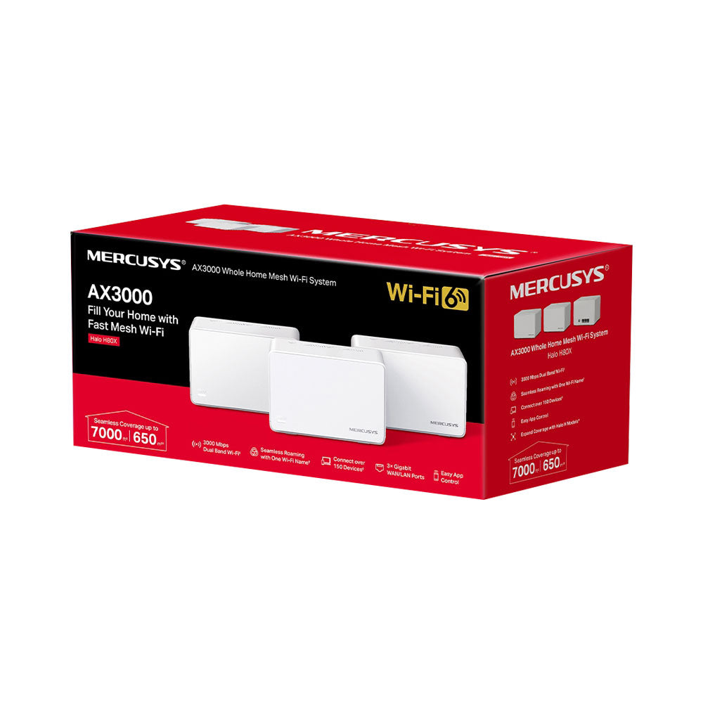 MERCUSYS AX3000 WHOLE HOME MESH WIFI SYSTEM - 3PK