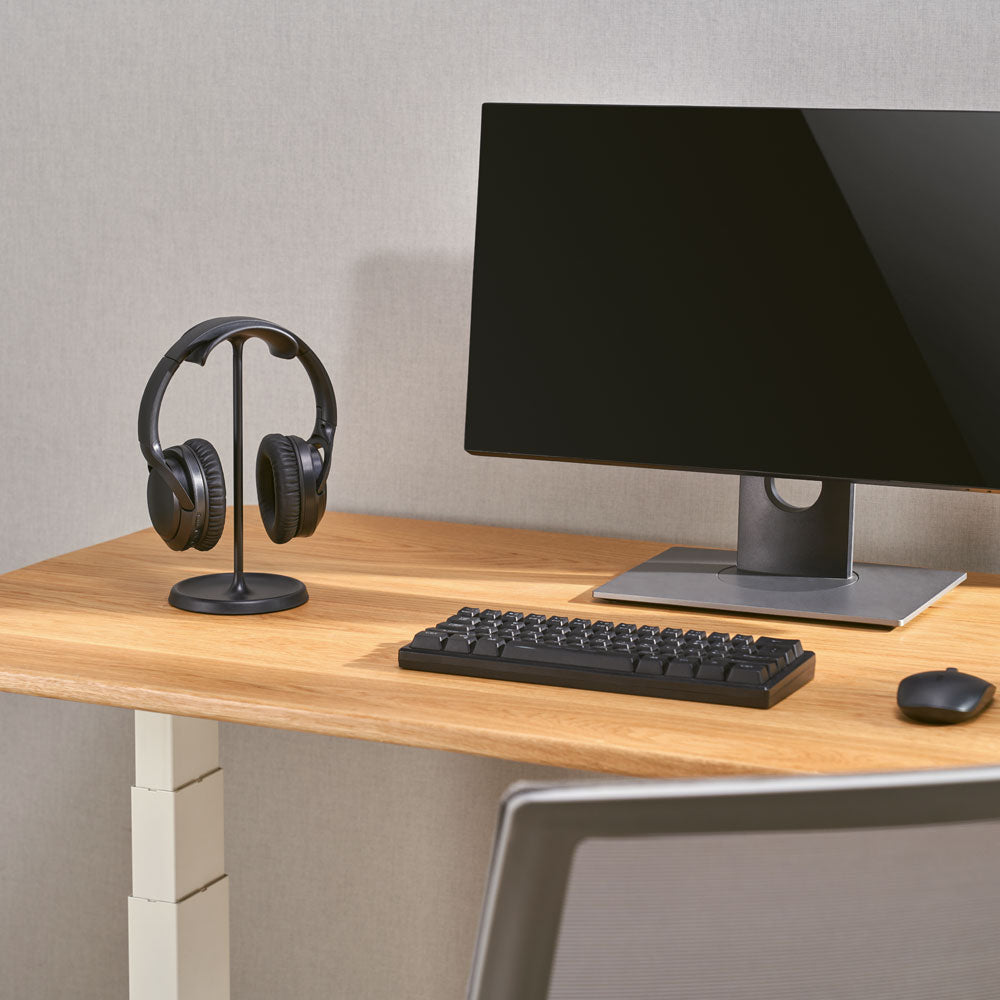 SLIM ALUMINIUM / PLASTIC DESKTOP HEADPHONE STAND - image 3