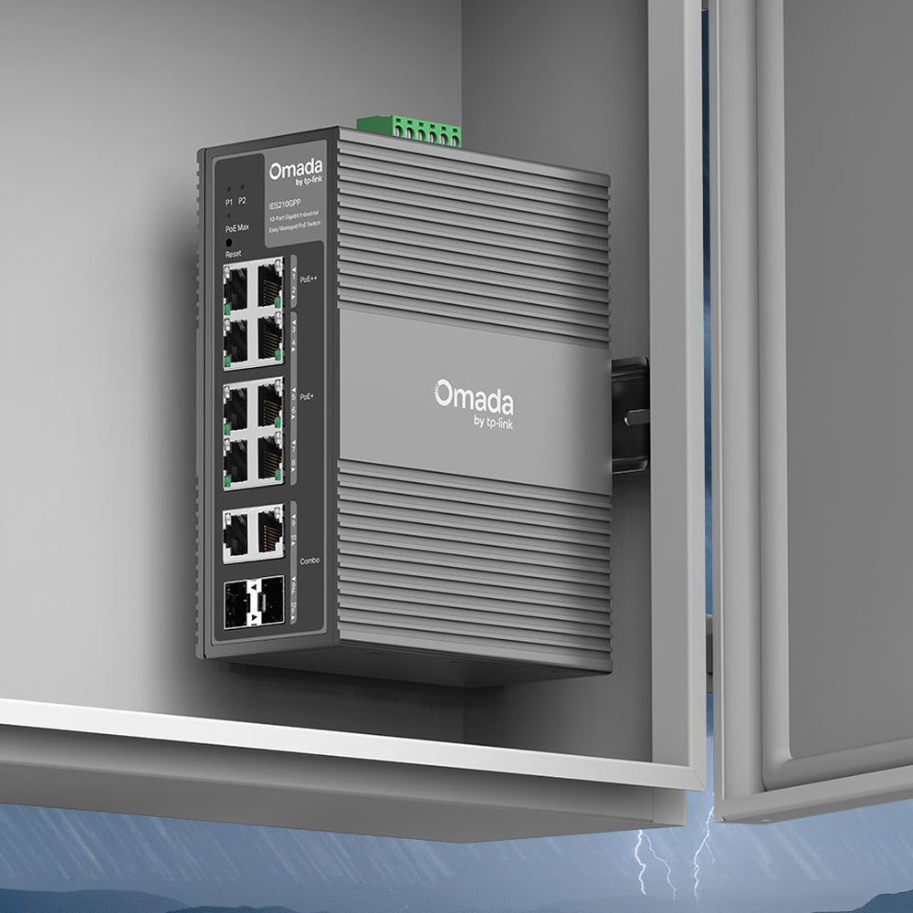 TP-LINK OMADA INDUSTRIAL 10P MANAGED 8P POE - image 3