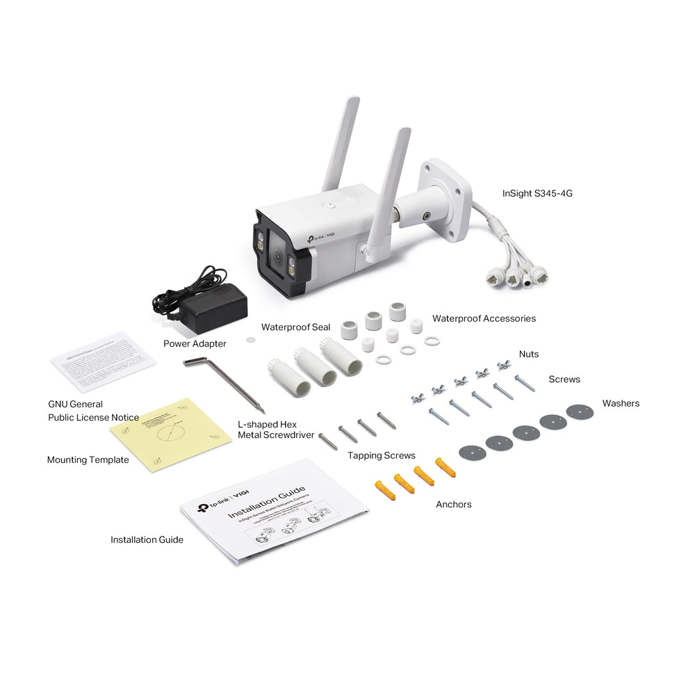 TP-LINK VIGI BULLET 4G/LTE CAM 4MP FULLCOLOR 4MM - image 5