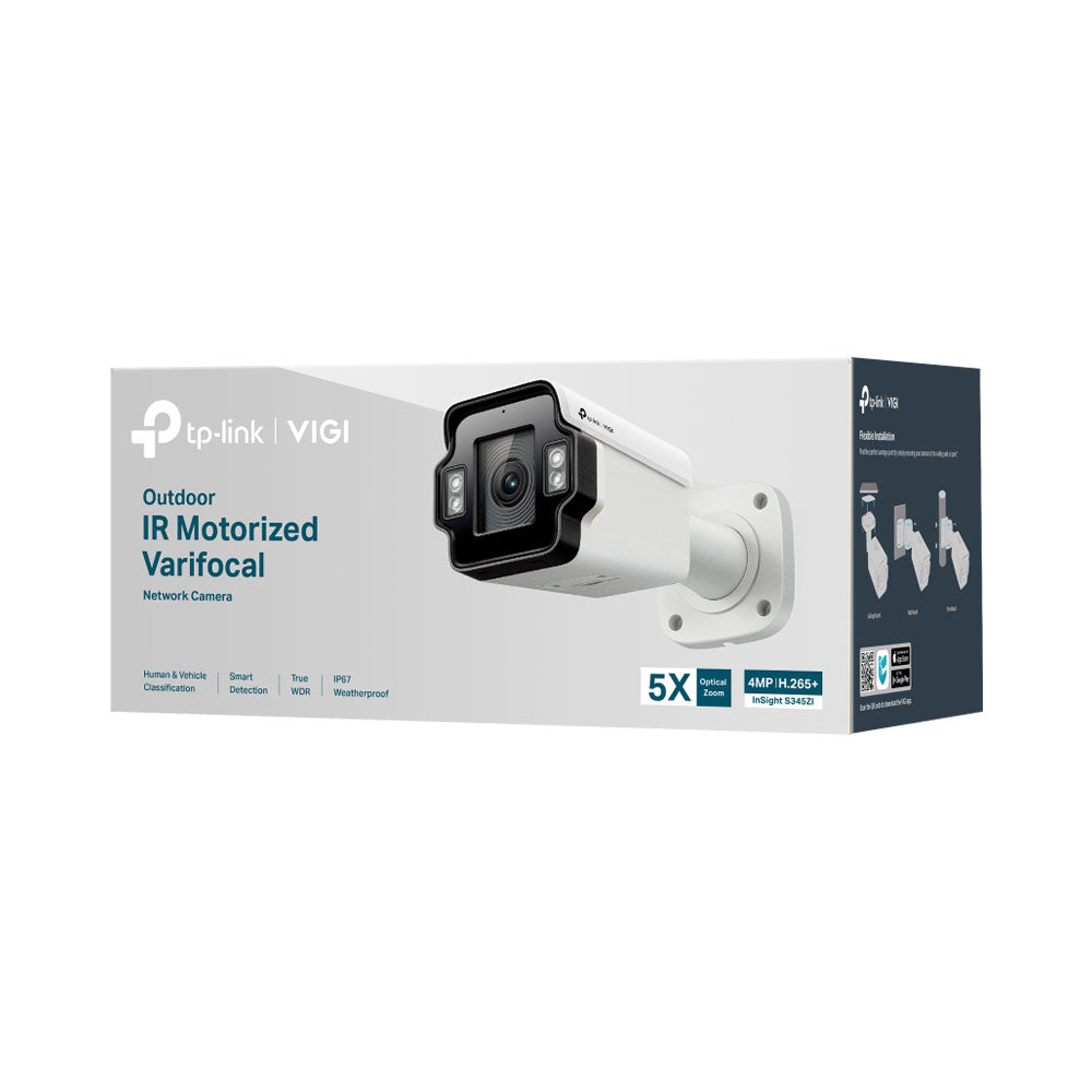 TP-LINK VIGI BULLET IP CAMERA 4MP IR 2.7MM-13.5MM - image 2