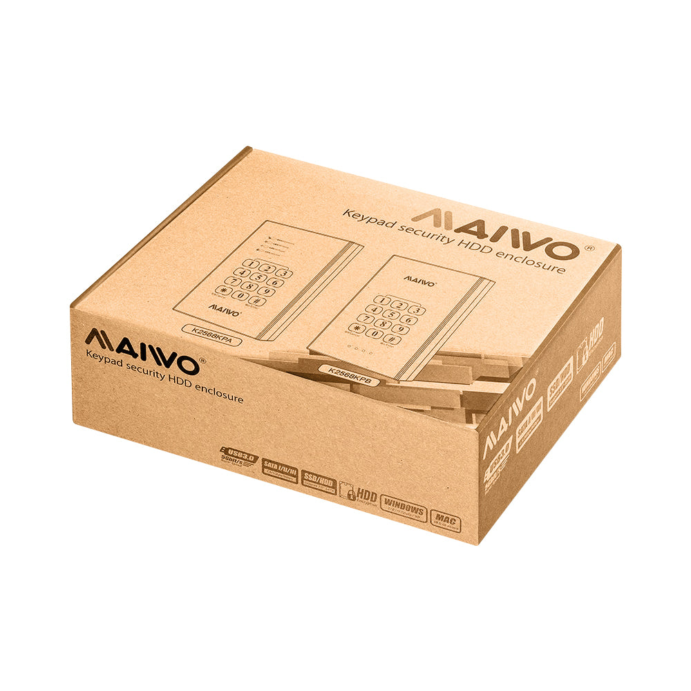 MAIWO USB3.0 2.5INCH KEYPAD ENCRYP ENCL (K2568KPA) - image 7
