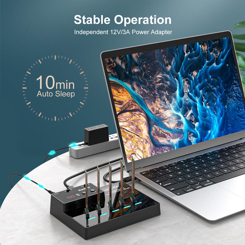 MAIWO K3015M5 USB3 SATA M.2 SSD 1:4 CLONE - image 4