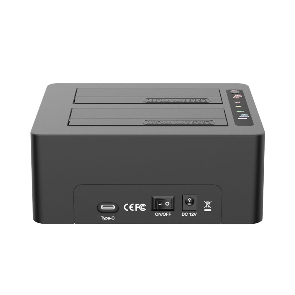 MAIWO 2 BAY SATA HDD USB3.0 CLONE TYPE-C ( K3082C) - image 3