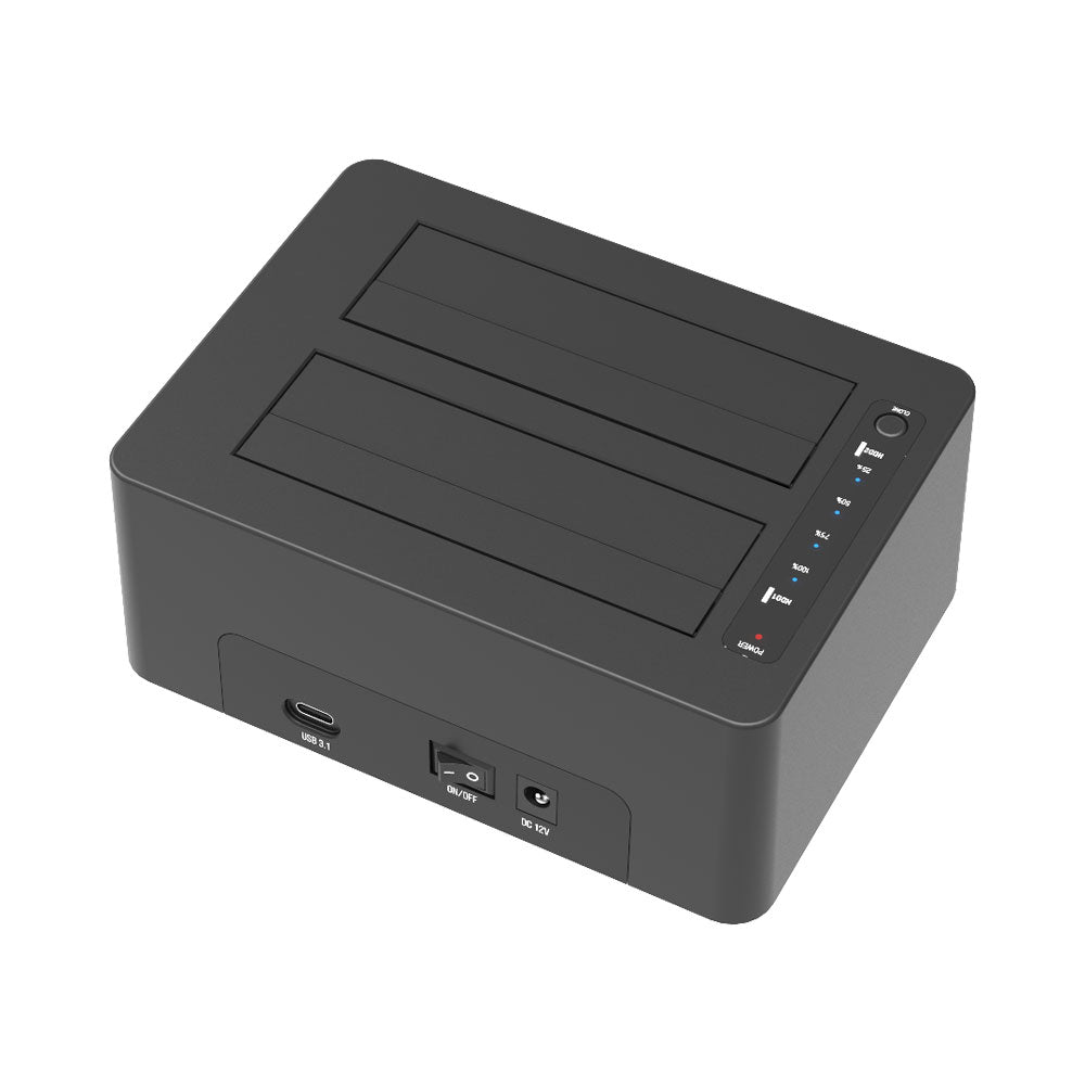 MAIWO 2 BAY SATA HDD USB3.0 CLONE TYPE-C ( K3082C) - image 2
