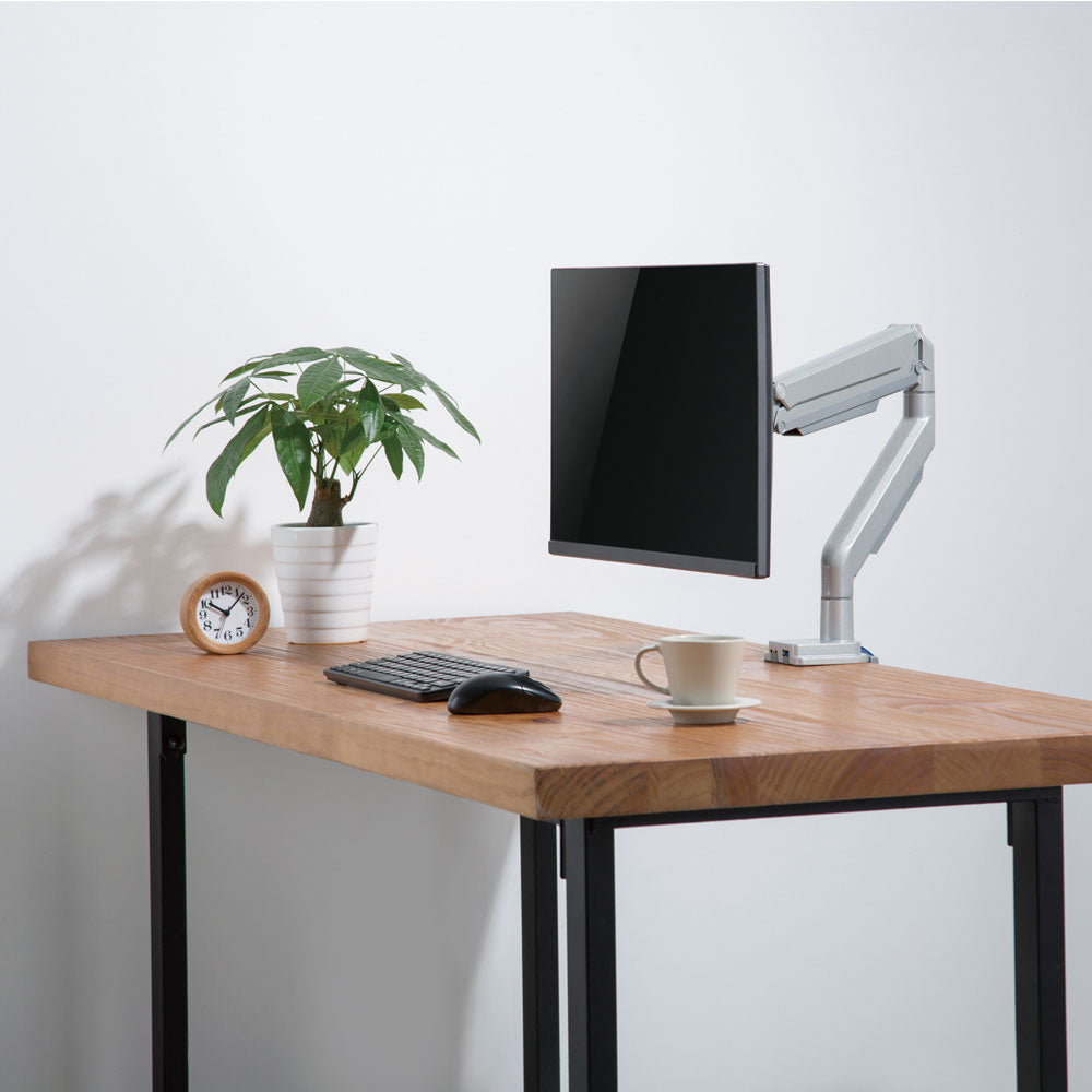 BRACKET 17-32IN DESK, 90TILT, BLACK - SINGLE ,USB - image 2