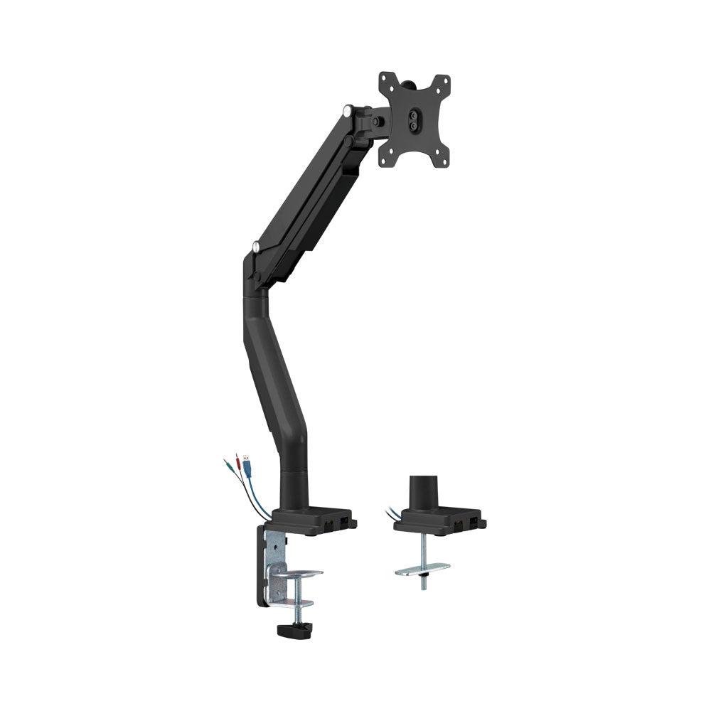 BRACKET 17-32IN DESK, 90TILT, BLACK - SINGLE ,USB - image 6