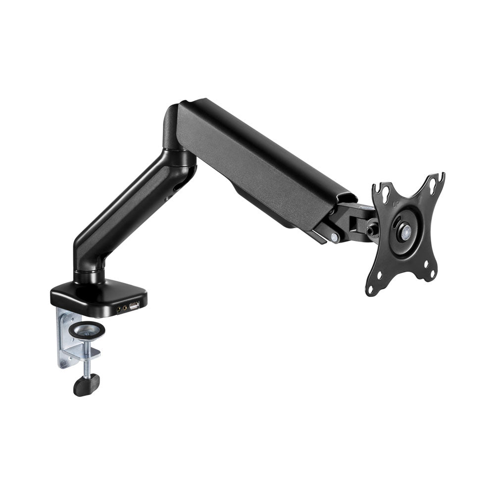 LINKQNET LDT46-C012U 17-32" SINGLE MONITOR SPRING-ASSISTED DESKTOP BRACKET WITH USB AND AUDIO PORTS - image 4