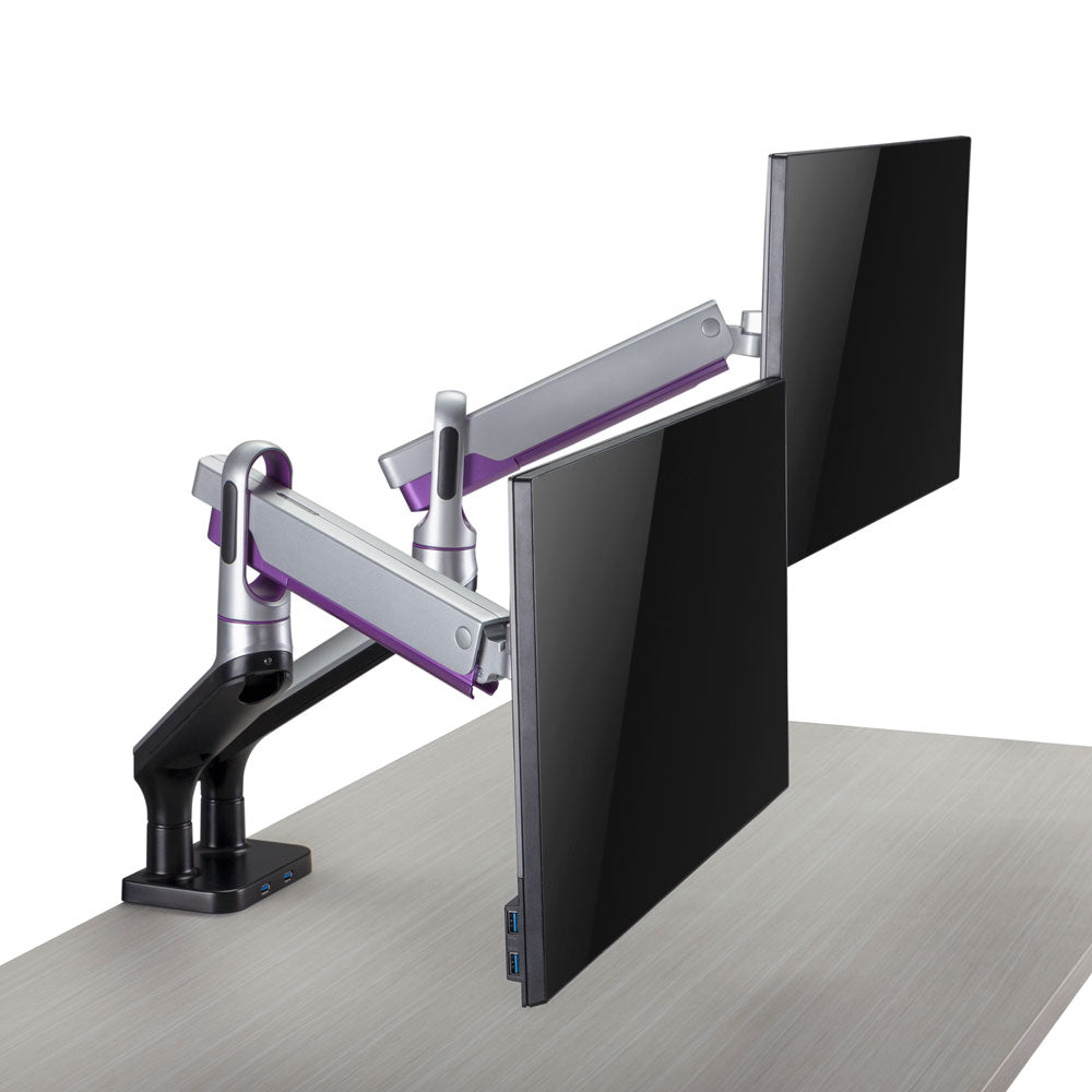 BRACKET-DUAL MONITOR ARM WITH USB PORTS ...* - image 5