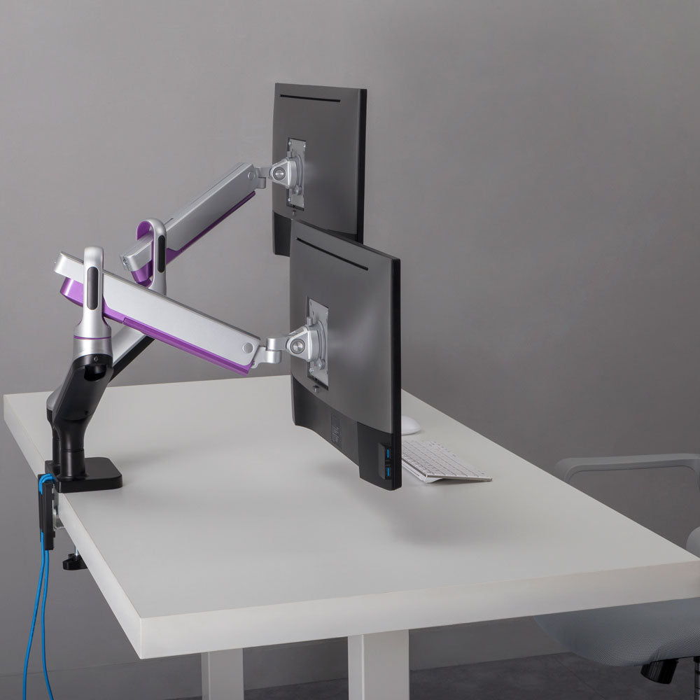 BRACKET-DUAL MONITOR ARM WITH USB PORTS ...* - image 7