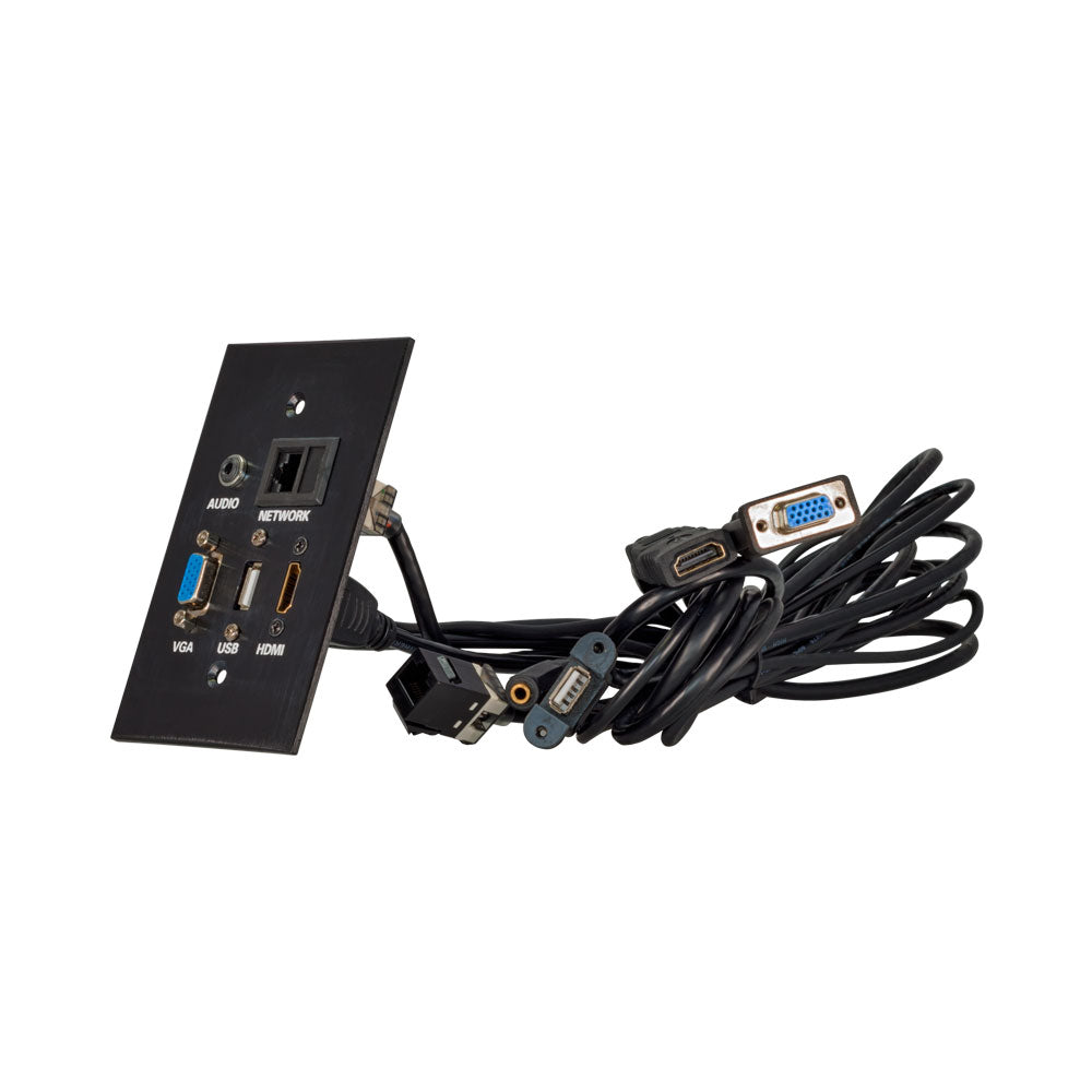 WALL PLATE 1X VGA,1X HDMI,1X AUD,1X USB,1X LAN -1M - image 2