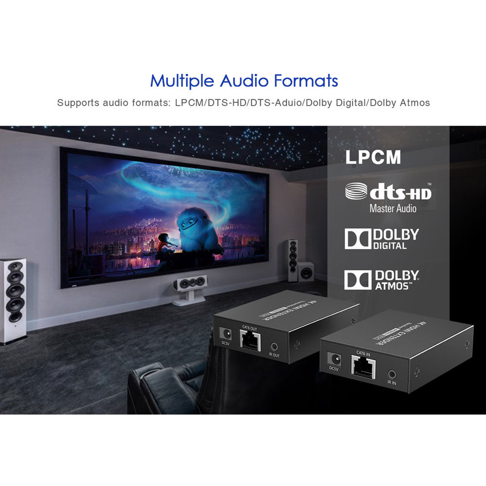 LENKENG LKV465P 50M 4K @60HZ HDR HDMI EXTENDER WITH POC - image 10