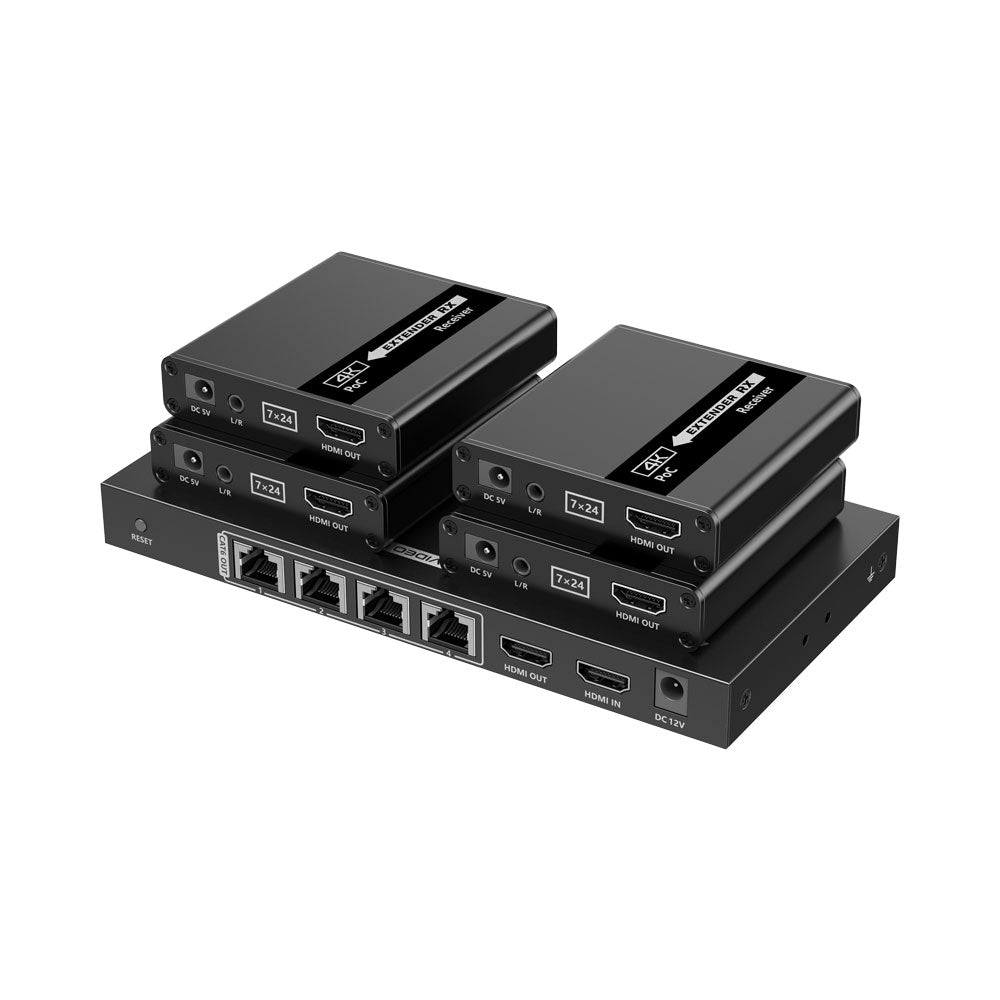 LENKENG 1X4 HDMI EXTENDER 4K@30Hz 40M -1080P@70M - image 5