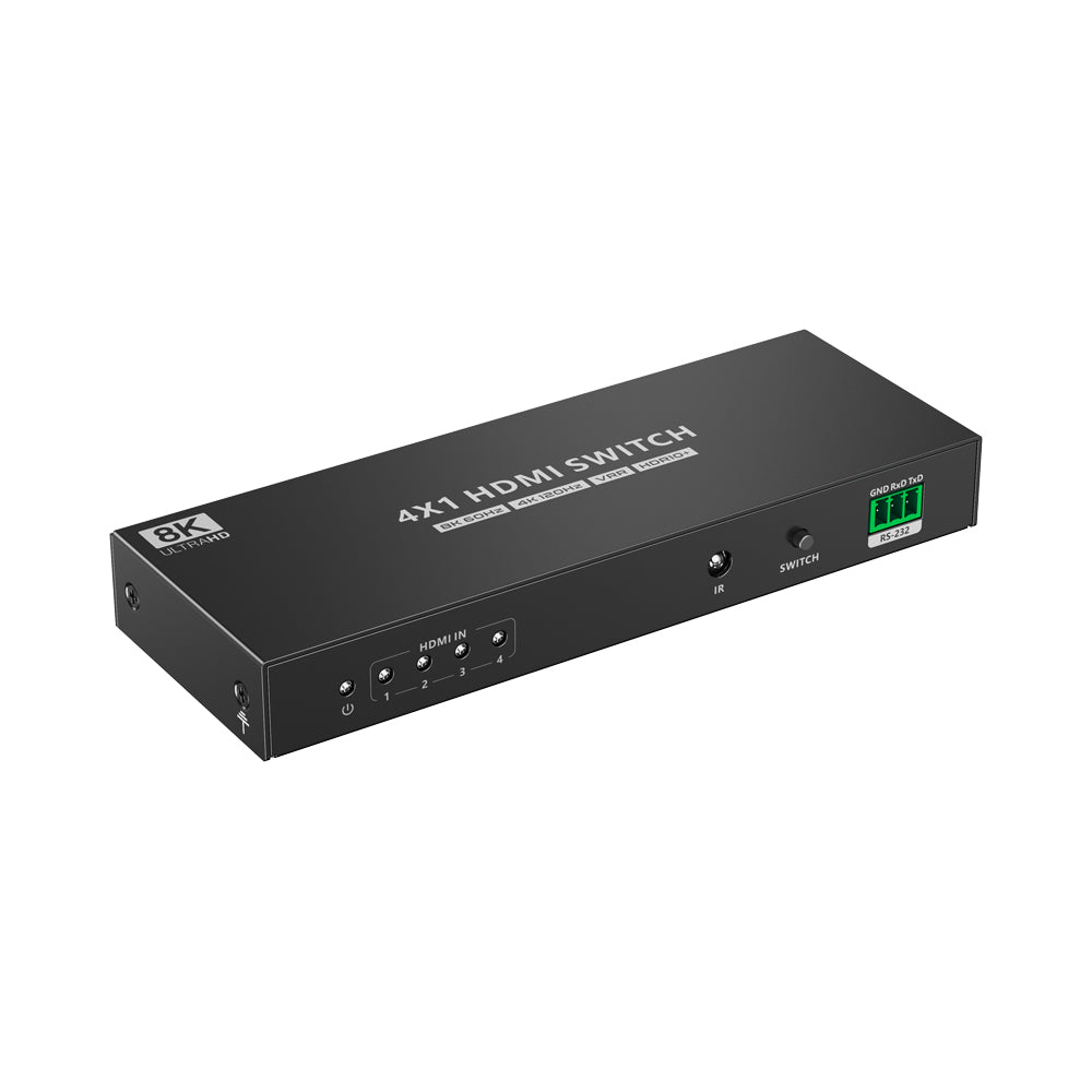 LENKENG 4X1 HDMI HDR SWITCH WITH SPDIR AUDIO RS232 - image 2