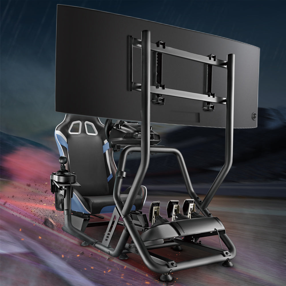 RACING SIMULATOR COCKPIT WITH SCREEN MOUNT, 100KG - image 5