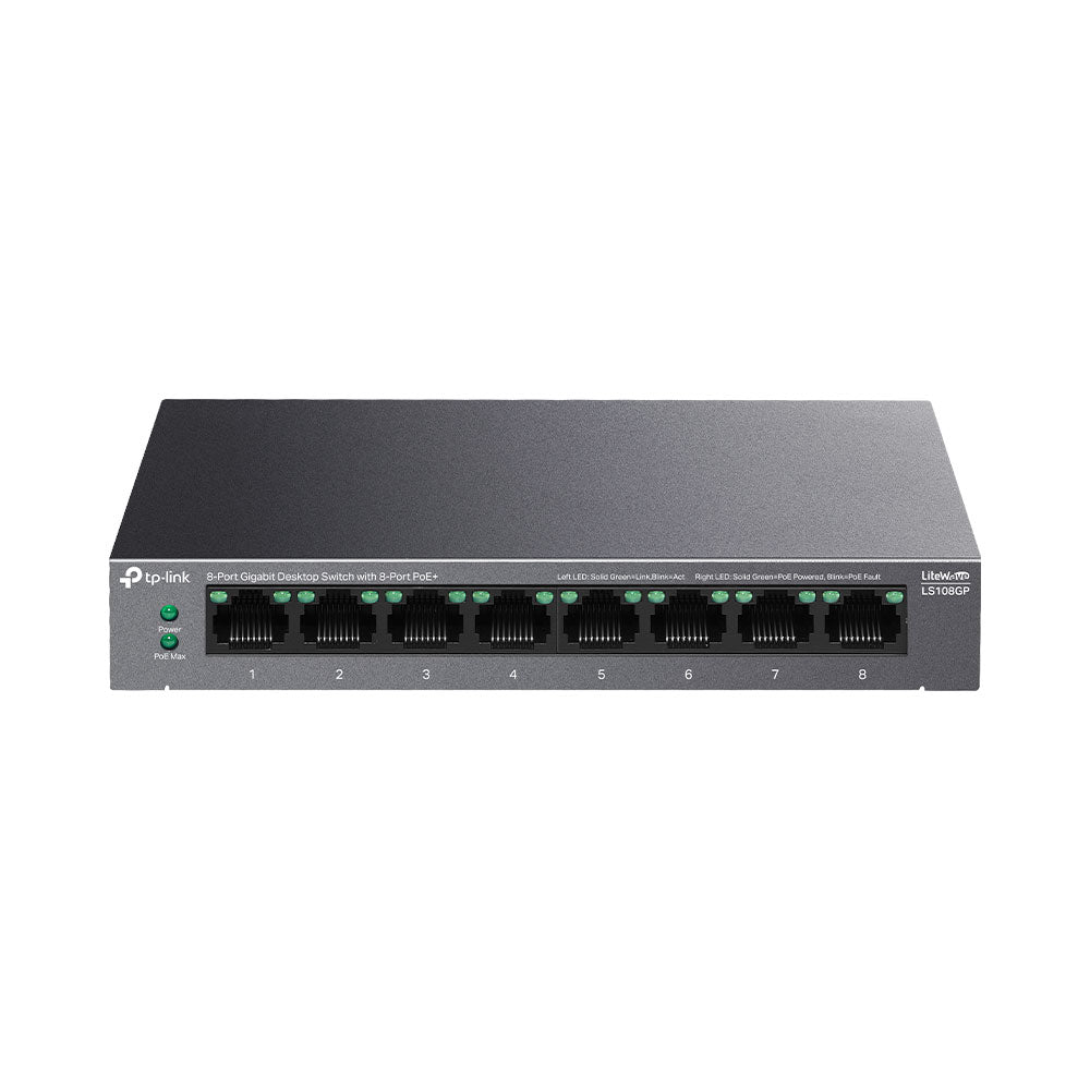 TP-LINK 8-PORT GIGABIT DESKTOP SW & 8PORT POE+ - image 2